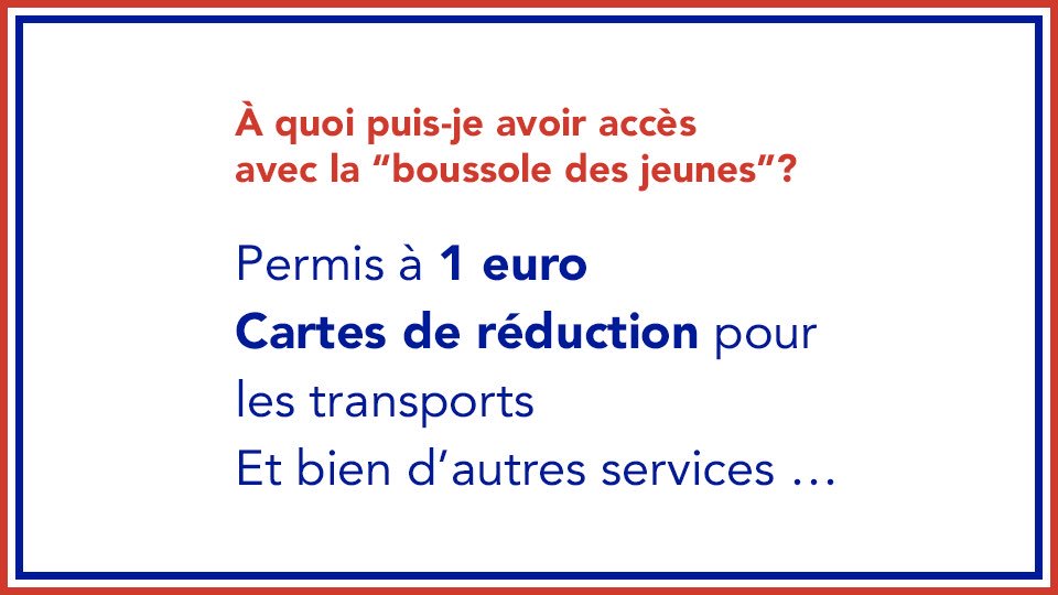 En déployant la plateforme « La Boussole des jeunes » dans les territoires ruraux, nous voulons permettre aux jeunes de disposer d’un accès facilité aux services qui leur sont offerts