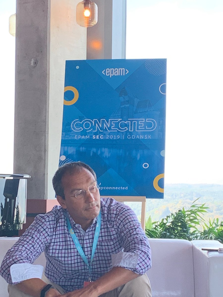 Debating the future of payments at EPAM’s conference in Gdansk, Poland. #stayconnected #epamsec2019