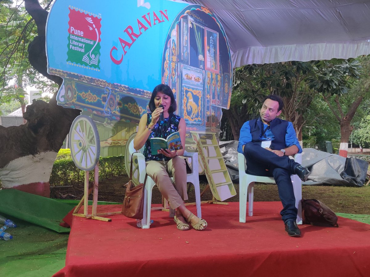 PuneIntLitFest's tweet photo. @DMSpeaks says,"Kalkatta Chronicles is a comfort read".
Kalkatta Chronicles is written by @supriyanewar.
The book is about the quirks of Kalkatta. Not Calcutta, Not Kolkata but Kalkatta
#PILFJadoo #PILFRomancingCreativity #books #writers #Pune #author #bookworm #Kolkata #read https://t.co/DCABlwGGNo