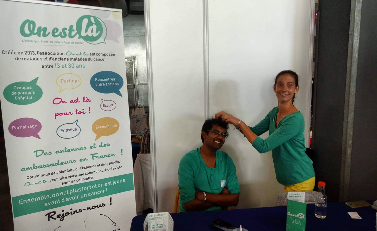 Venez nous rencontrer au Hangar 14 sur le forum #CapAsso de #Bordeaux cet après-midi !
Massage crânien offert aux porteurs d'un tee-shirt vert ;)