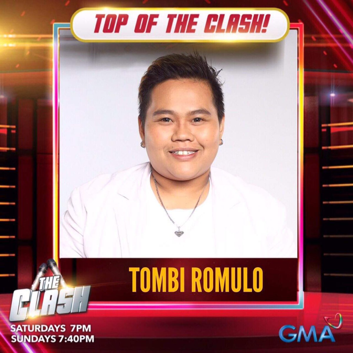 geebragancia's tweet photo. Congratulations Tombi! @QuizonTombi @GMATheClash #GMATheClash2019 https://t.co/Mr1UpH7Hdy