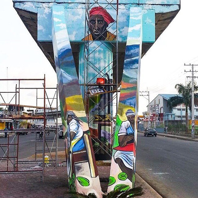 artisticodom's tweet photo. #goodmorning #buenosdias #happysunday from Wanda Cortorreal
---
L1 metro Santo Domingo, recreando a mamá tingo
---
#vivodelarte #muraldeexterior #proyectoartepublico #artedominicano #arteRD #pinturamural https://t.co/K2T1d1bdRB