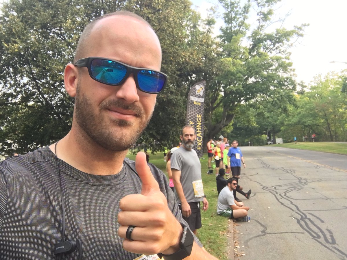 Brennan_Somers's tweet photo. Ready and waiting at the exchange point! @news10nbc #RunTheRoc https://t.co/MSR97X4kdV