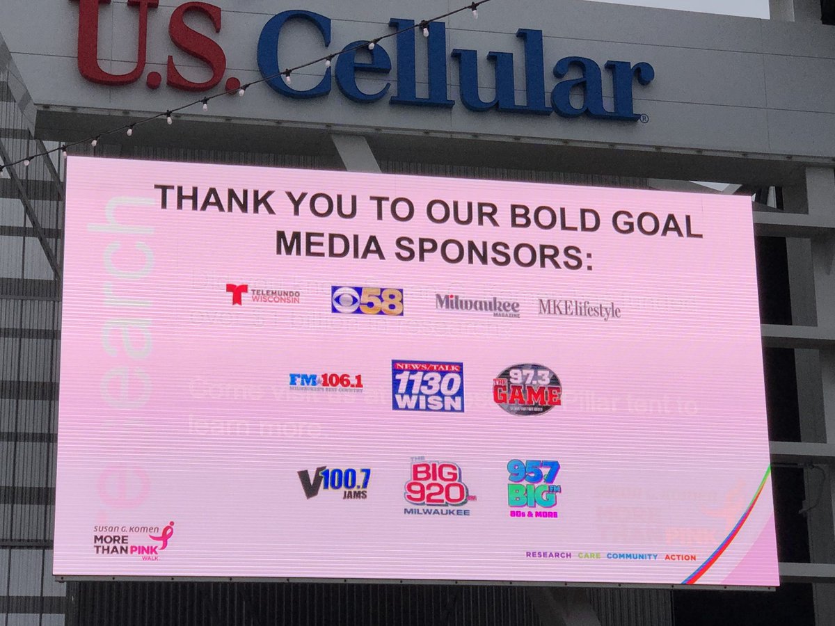 iHeartMediaMKE's tweet photo. We’re all here at the @KomenWisconsin More Than Pink Walk this morning at the @Summerfest grounds with @FM1061 @V1007 @957bigfm @TheGameMKE @newstalk1130  and @thebig920 #theiheartlife #KomenWisconsin https://t.co/eHqPTW8y74 https://t.co/1R4gAoluiV