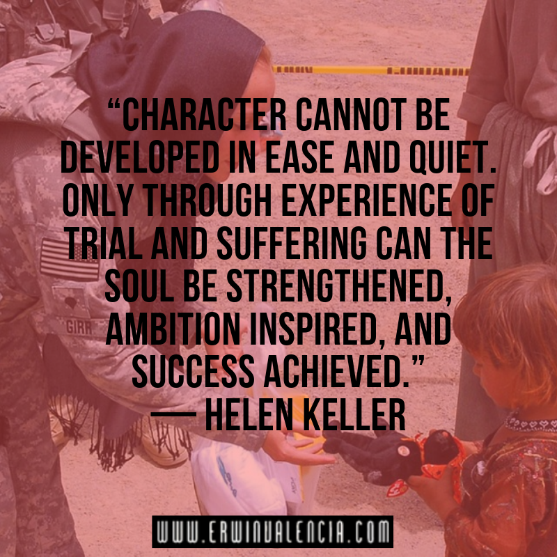 erwinbvalencia's tweet photo. Character develops while making mistakes, changes towards attitude and accepting that all people will not like you. #PersonalGrowth #AcceptingFlaws #PositiveGrowth https://t.co/DbkK0JSSBL
