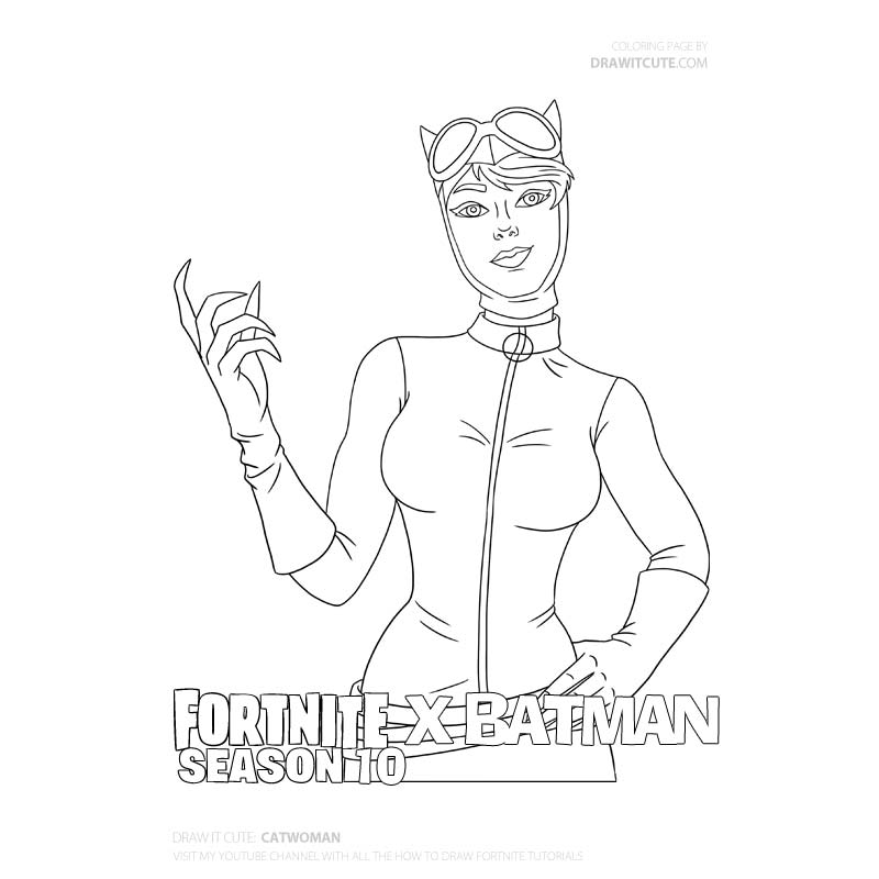 Batman And Catwoman Coloring Pages