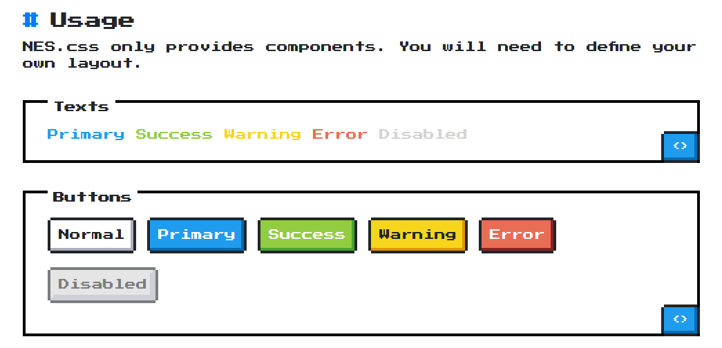 Nostaglic #NES CSS framework
Style yourself #retro buff.ly/2Q0FJNX