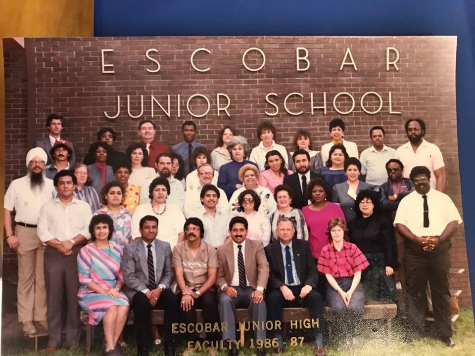 eisd_PEIMS's tweet photo. A Gentleman dropped this pic off in my office 2 yrs ago for daddy's birthday!  This was the last year at Escobar Middle School.  #eisdproud.   86/87. https://t.co/rrARuwqaTx