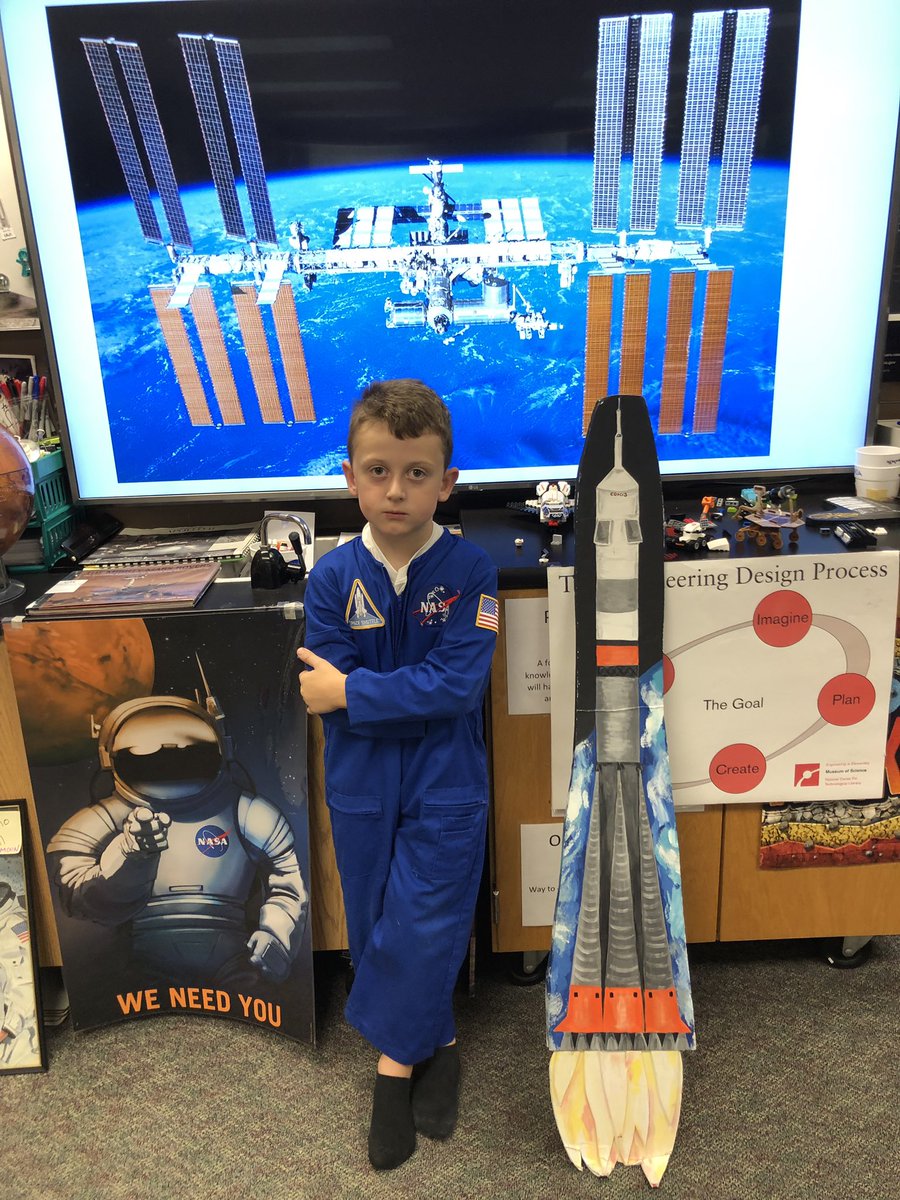 lsullivan's tweet photo. Barrett 1st grade students @KwbVaughn see themselves as NASA scientists, engineers and astronauts #NASAExplorerSchool #NASAedu #FutureScientist #FutureEngineer #FutureAstronaut #GirlsInSTEM #KWBPride https://t.co/WvEeiBIRR5