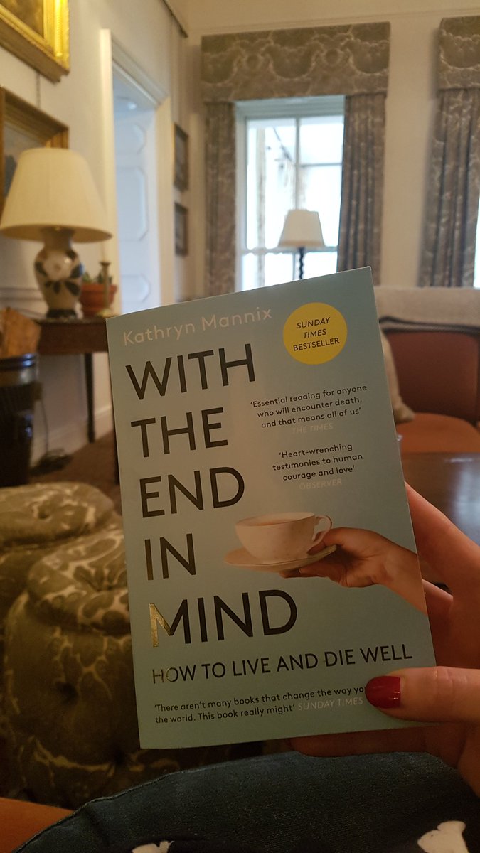 Reading @drkathrynmannix book after @DotMDConf #dotmd19  #withtheendinmind really powerful and emotional in equal measure