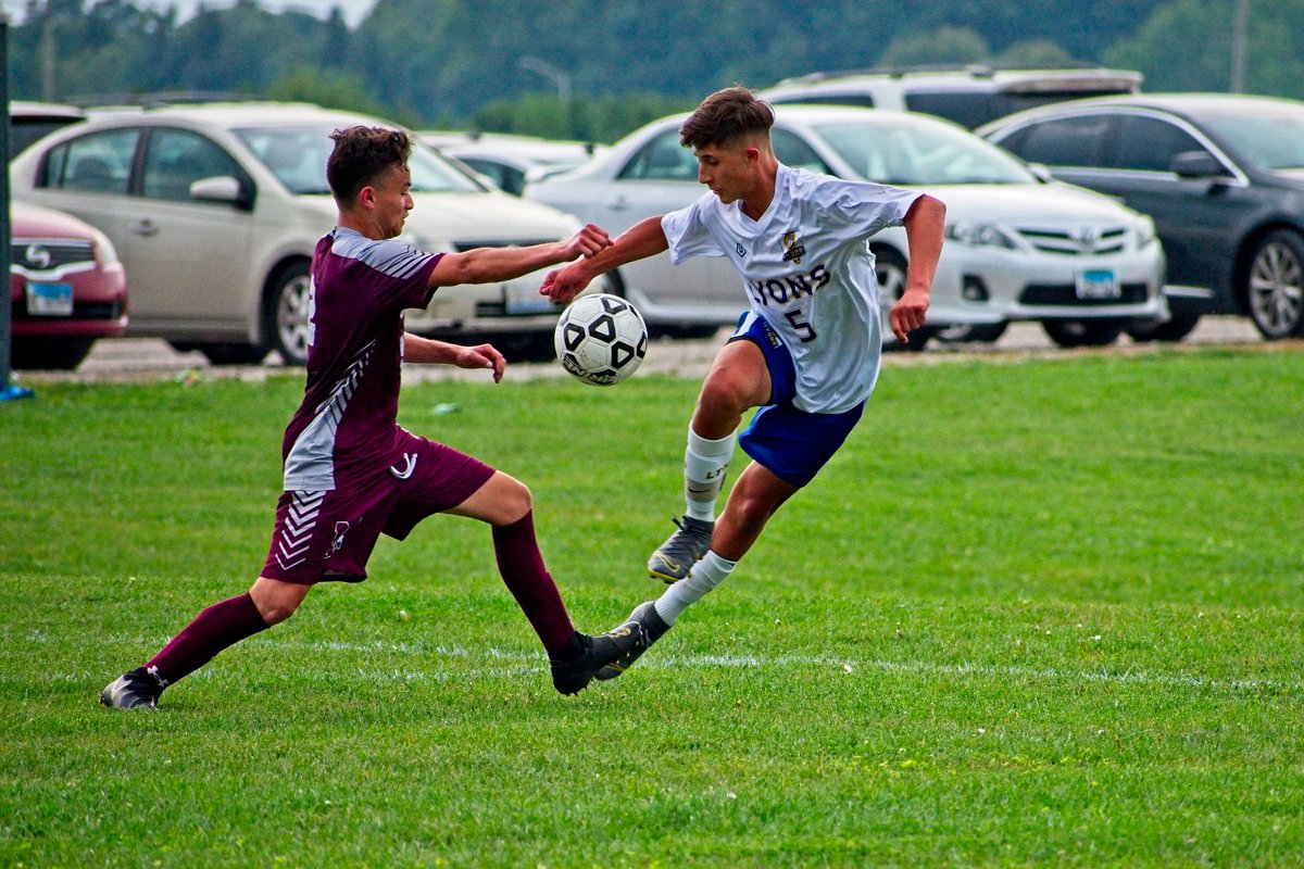 LTHSSOCCER's tweet photo. LTHS Varsity Soccer lost 2-4 to Morton today in the Pepsico Showdown. By the look of these photos, they gave their all in this intense game! https://t.co/nAsXu6LGBM