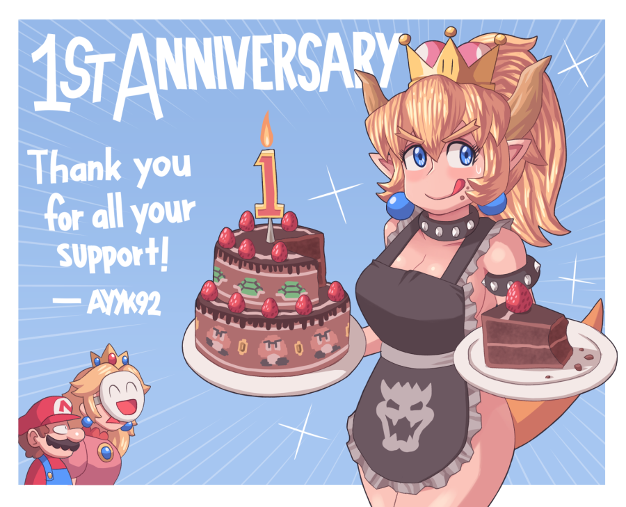 Bowsette's 1st Anniversary guys ??
I'm 2 days late so here's 2 drawings to make up for it 