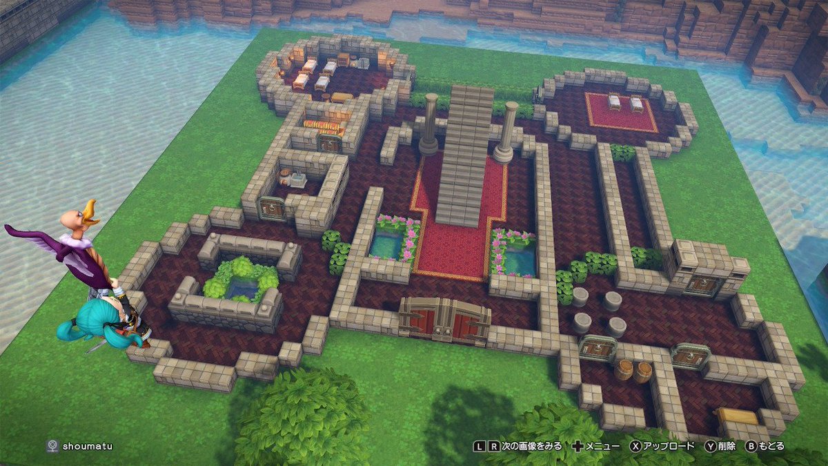 庄松屋 アリアハンの城 建築中 一階の間取りが出来た ゲームを忠実に再現するより デフォルメして自分のドラクエの思い出やイメージで作ろうと思います Nintendoswitch