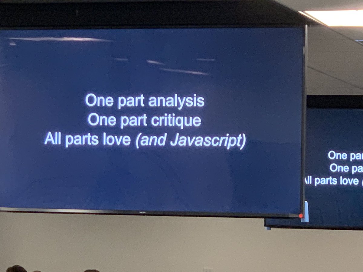ReactBoston's tweet image. Kicking off day 2 of #ReactBoston2019 with “Deconstructing #ReactJS and the Web Platform Delta” by @nomadtechie!