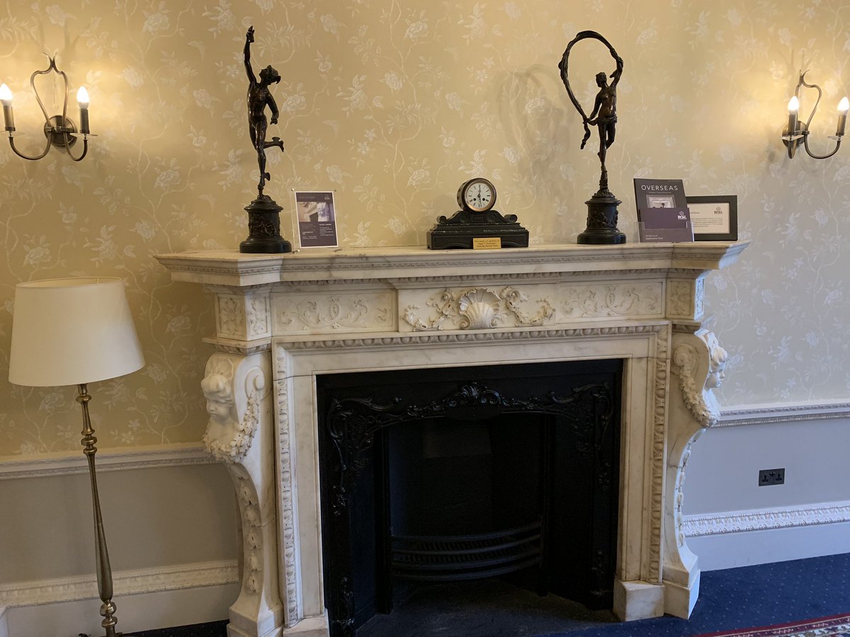 rosl1910's tweet photo. In the Rutland room you’ll notice a large marble fireplace. It was designed by #JohnRysbrack in 1736 And was valued at £250,000 a number of years ago, which makes it the most valuable item in the building #OHL19 #OpenHouseLondon https://t.co/Z5HML9V33N