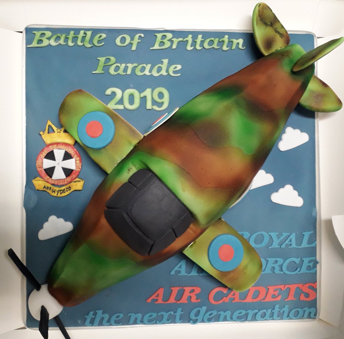 334ATC's tweet photo. Awesome cake provided for Battle of Britain parade by Mrs Vigors of our CivComm. @ComdtAC https://t.co/qDoL2Jmwvb