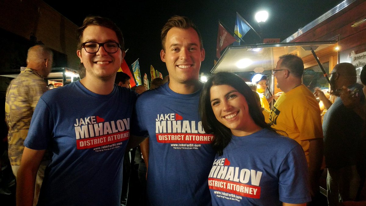 JakeforDA's tweet image. We had a busy Saturday knocking on doors and volunteering at Oktoberfest! Follow us on Facebook (@JakeForDA) and Instagram (@JakeForDA)!