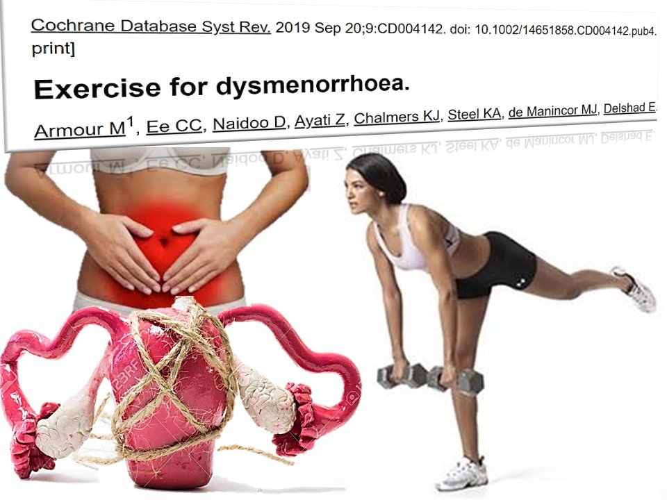 La realización de EJERCICIO FÍSICO, adecuadamente seleccionado y dosificado en relación con el contexto personal, proporciona una REDUCCIÓN CLÍNICAMENTE SIGNIFICATIVA en la intensidad del dolor menstrual en la DISMENORREA ncbi.nlm.nih.gov/pubmed/31538328

#ExerciseIsHealth