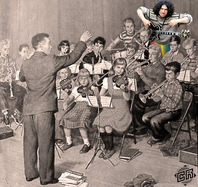 It was evident right from the start that @jerrygarcia was not going to fit in with the school band! Fortunately for the world, he considered other options!
@GratefulDead @BobWeir @mickeyhart @BKreutzmann @deadandcompany @JohnMayer @OteilBurbridge #Jeff_Chimenti #FunWithPhotoshop