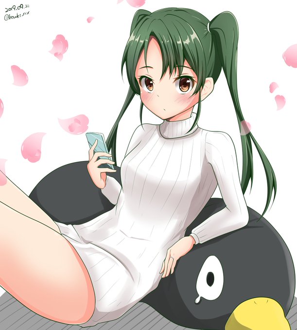 非番の瑞鶴
#艦これ版深夜の真剣お絵描き60分一本勝負
#艦これ版真剣お絵描き60分一本勝負_20190922 