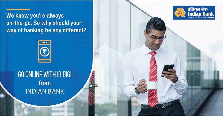 MyIndianBank's tweet photo. With IB Digi, open a Savings Bank account online in minutes and avail our bouquet of digital products and services right away!
Open one now: https://t.co/pOqXJW4DyY
#IndianBank #IBDigi #SavingsAccounts https://t.co/bXGZnsNKkl