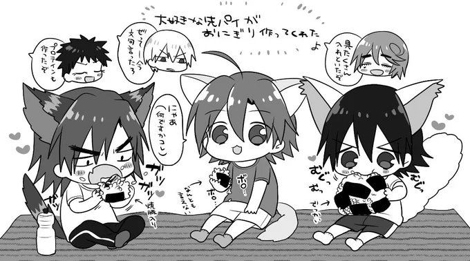 後輩ネコチャンらくがき 