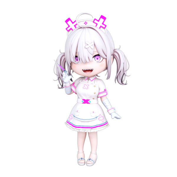 健屋花那 「健屋花那? figure style 3DCG
#いらすこや 」|InabaTewi@にじそ07・wf2023sのイラスト