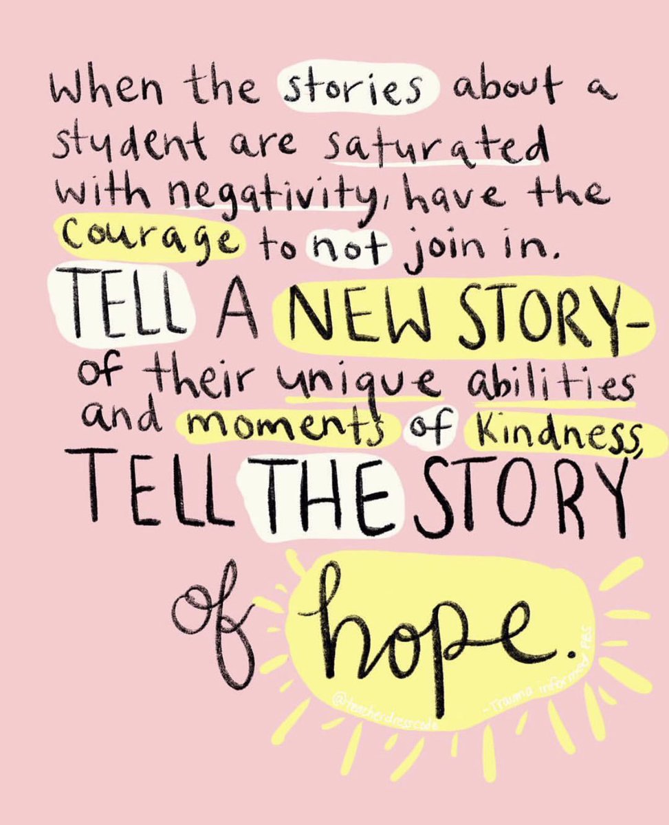 Do more than avoiding negative talk--change the narrative.

#HackingSchoolDiscipline
 buff.ly/2W9mujs