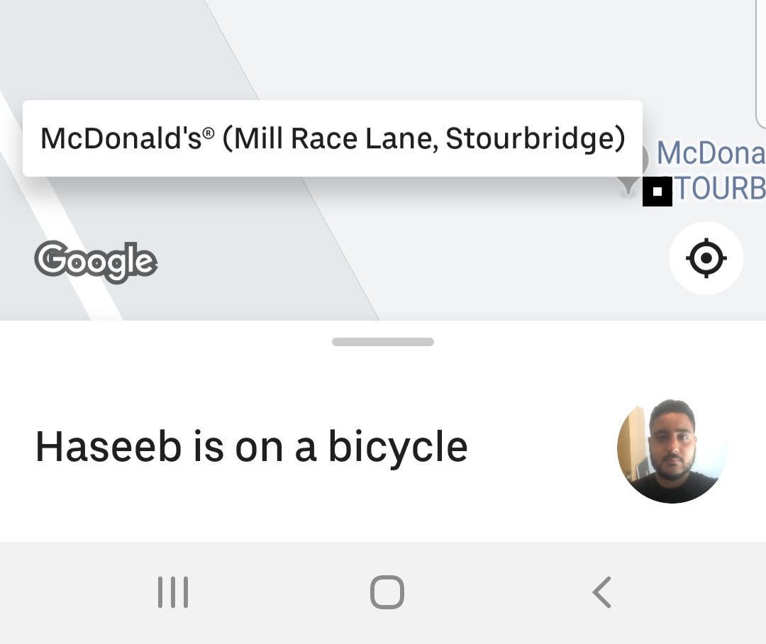 A bicycle 😩 is this a joke.... My maccies gonna be ages and cold. Absolute Liberty. Peddle Haseeb hun... peddle hard.