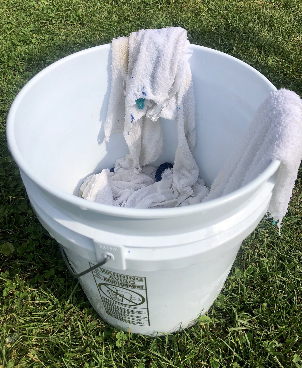 ICBombersRugby's tweet photo. Ithaca’s “Man of the Match” today - ICE TOWEL BUCKET. Flawless performance in 90 degree heat. #NSCRO https://t.co/zylqqqXEYZ