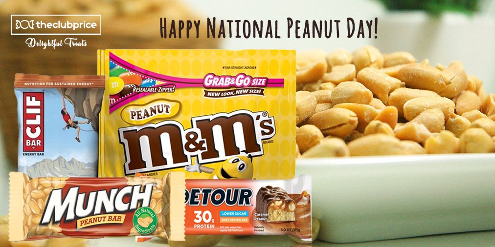 Happy National Peanut Day, Folks!

#peanuts #love #peanutday #nationalpeanutday #happy #theclubprice #usa #discountedprices #delightfultreats