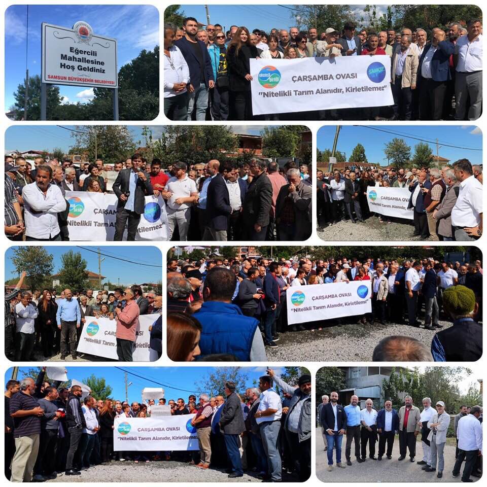 isik_ozkefeli's tweet photo. Türkiye'nin ve Samsun'un en önemli ovalarından biri olarak kabul edilen Çarşamba Ovası'nın kalbinde, termik santral kurulmasına izin vermeyeceğiz. https://t.co/bHfNds9LQj