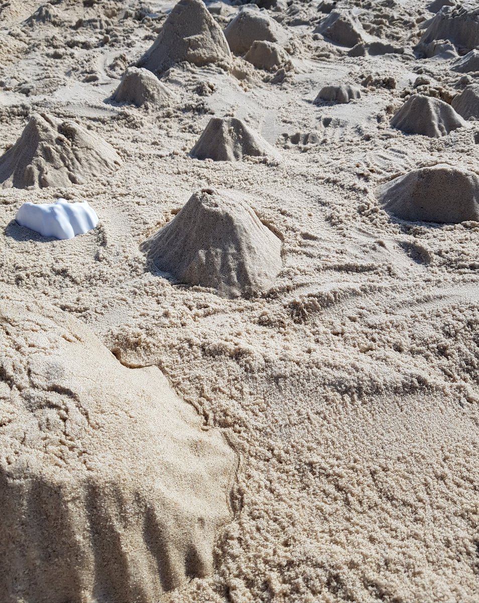 CreateCollide's tweet photo. Amazing day presenting the #firstthereisamountain artwork from artist #katiepaterson on #greatyarmouth beach today! A beautiful reading by Charlie @timetidemuseum from #jeansprackland 's poem &amp; a great turnout from the public.. thankyou to everyone who came and made a mountain!! https://t.co/7ksldQHalq