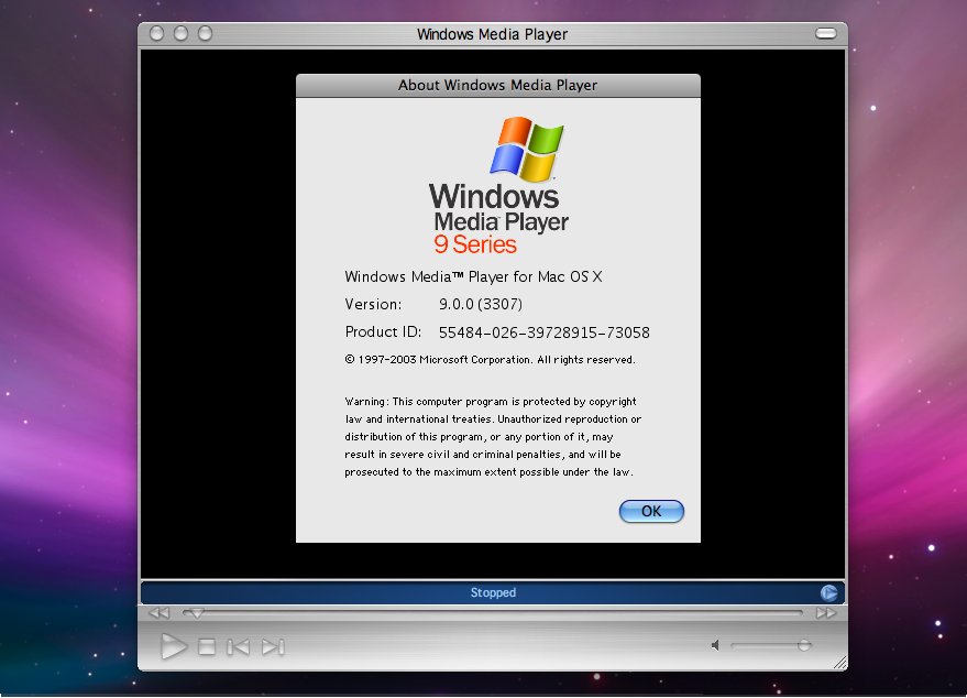 windows media player in mac os x