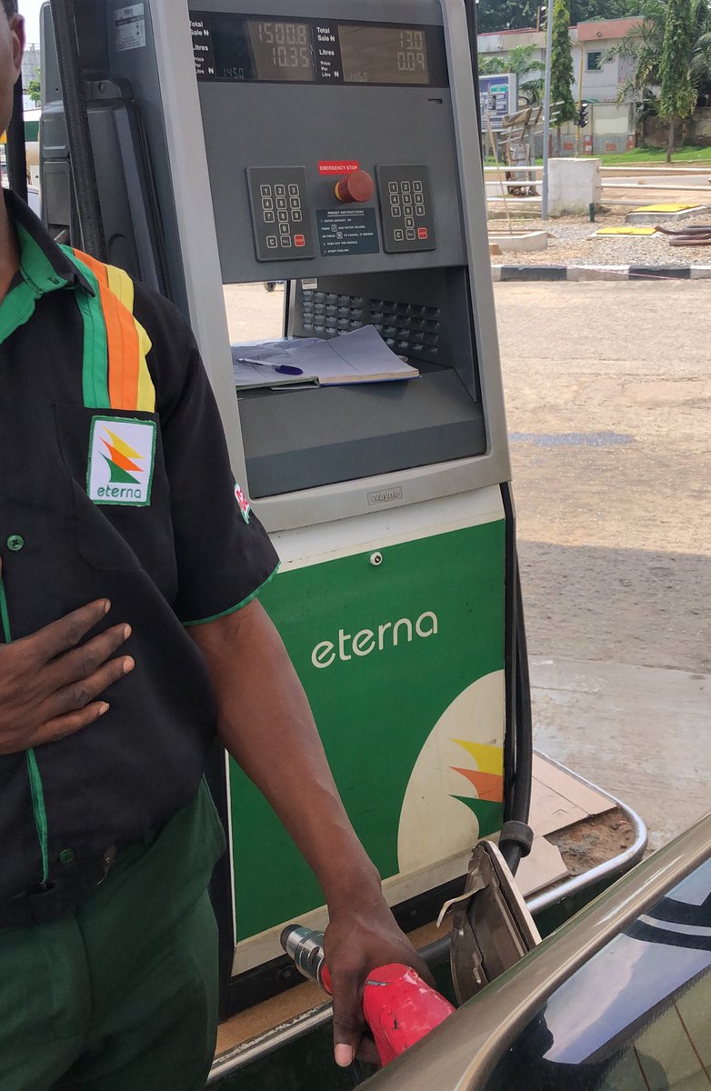 OzoMusty's tweet photo. So I Was Mentioning Good Filling Stations In Abuja And So Many People Came On The Thread To Mention #ETERNA &amp; I Decided To Give Them A Try. 

Went With An Almost Empty Tank &amp; N5000 Worth Of Fuel Almost Gave Me Full Tank. 

I Can Now Testify That Their Pump Is Good. Check Them Out https://t.co/VNxtyUiS03