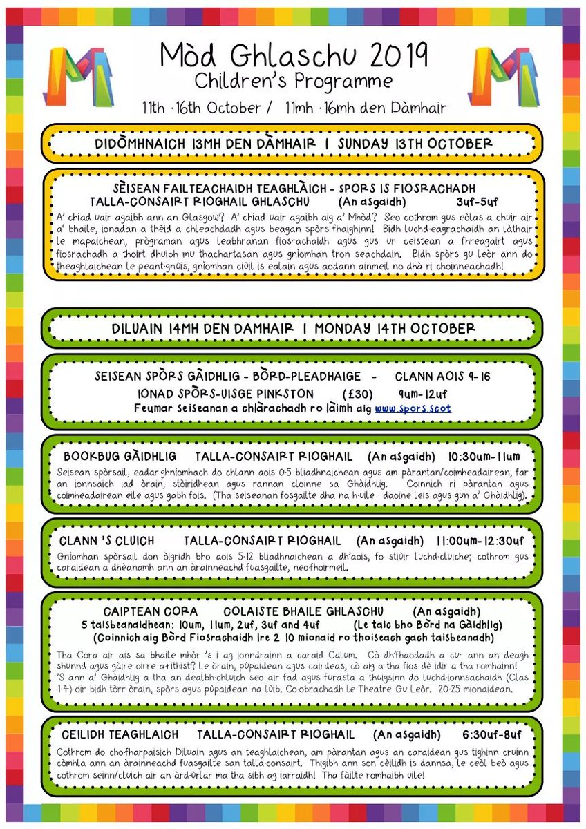 Mod Ghlaschu 2019 tweet media