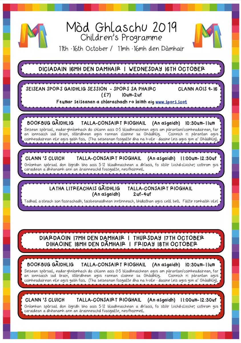 Mod Ghlaschu 2019 tweet media