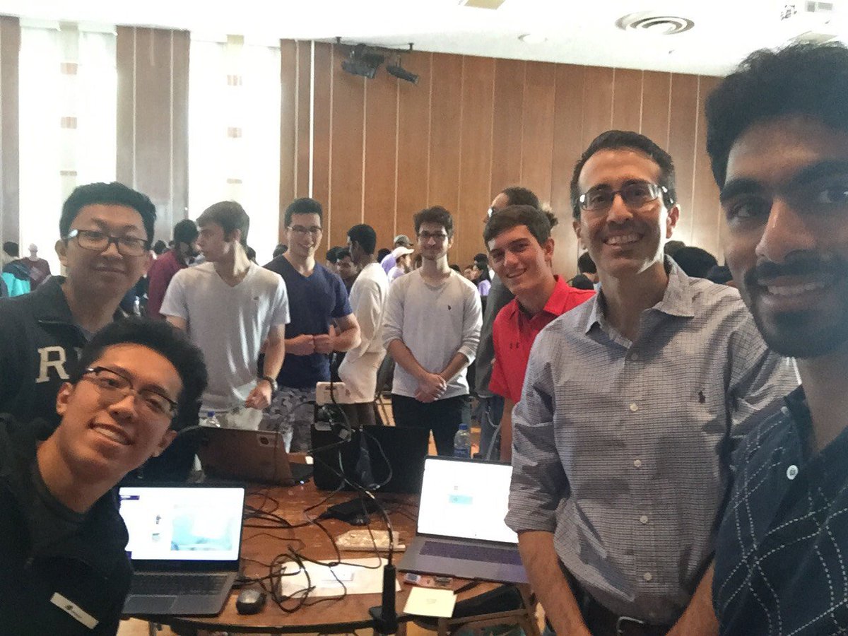 bishr_tabbaa's tweet photo. The @RiceCompSci department hosted a fantastic Hackathon event this weekend!  Judging was so much fun, and all the teams deserved an award. Well done everyone! 👍👏☕💻🤖🎓😊 #HackRice  #weekendofcode #computerscience @RiceUniversity @RiceEngineering https://t.co/z298wPg7Xw
