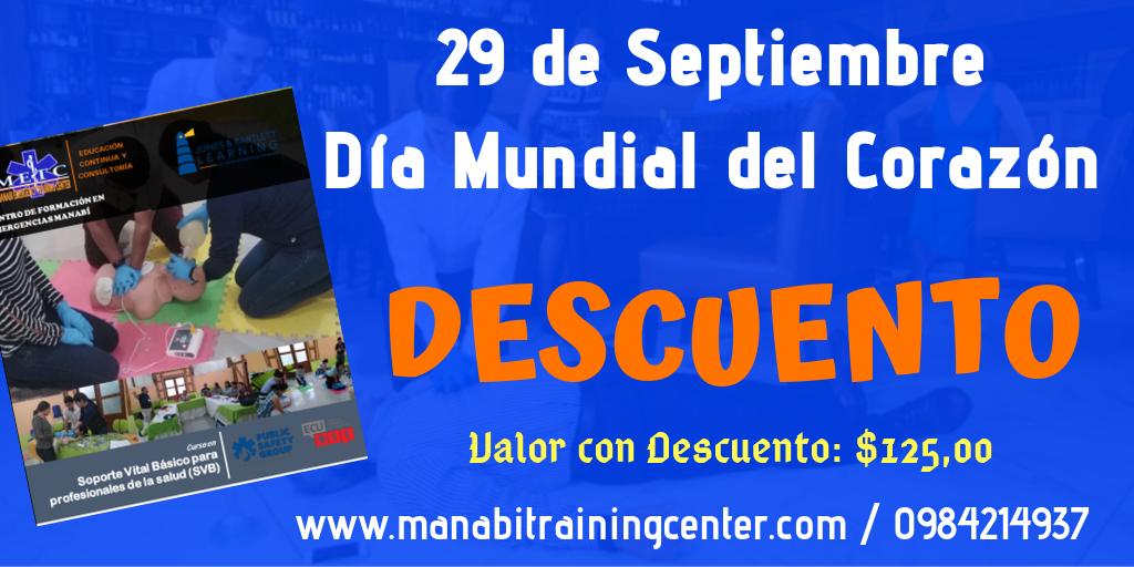 metc_ec's tweet image. La Organización Panamericana de la Salud y la Organización Mundial de la Salud celebran el 29 de septiembre el Día Mundial del Corazón.
#ASHICPR #BLS #CPR #RCP #HandsOnly #EsPorVida #RCPsalvavidas #ECSI