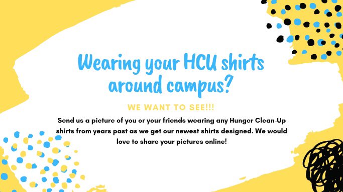 Send in pictures and represent HCU