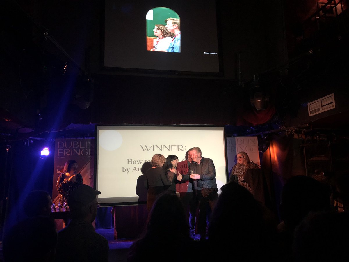 dublinfringe's tweet photo. And the winner is How to Square A Circle by @AnomalyRonan and Aisling Ni Cheallaigh #DFF19Awards https://t.co/qiXvE07bvl