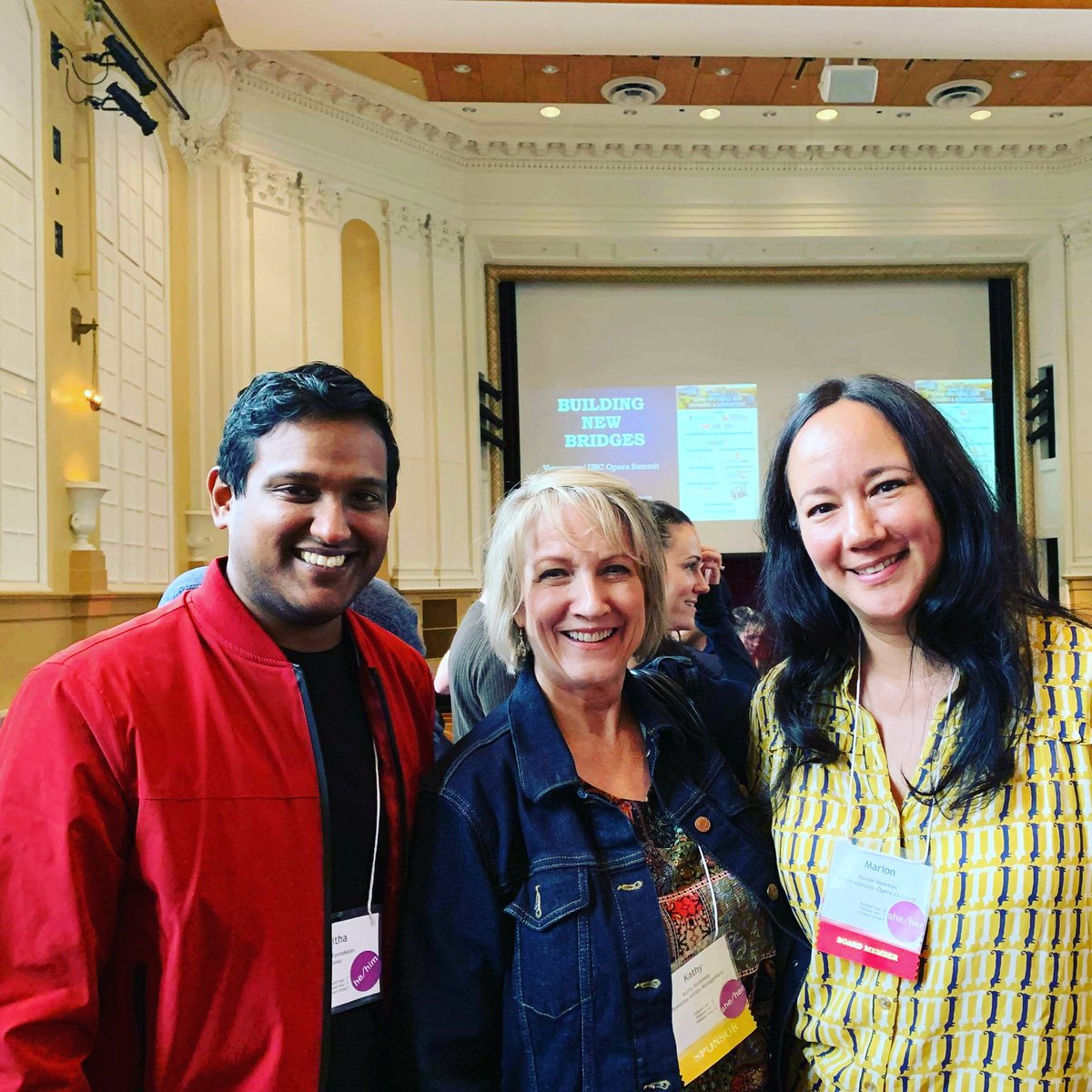 Wonderful to have @asithatennekoon and @missprill at #operasummit2019 @ubcopera @opera.ca #operaschangingworld #operaforall congrats to @christinaloewen for creating another inspiring, stimulating conference for #Canada's #operastakeholders!