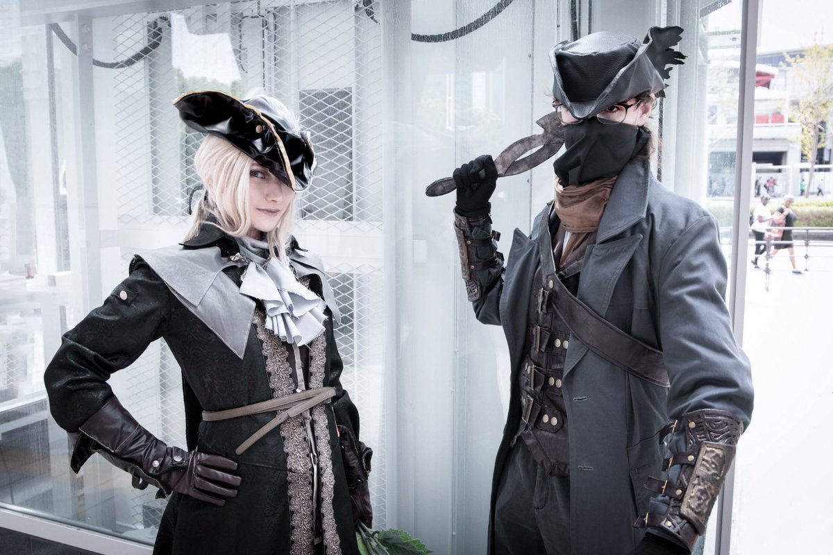 (TGS 2019 Cosplay)Bloodborne/Lady Maria&Hunter Lady Maria:(@ranseina_10...