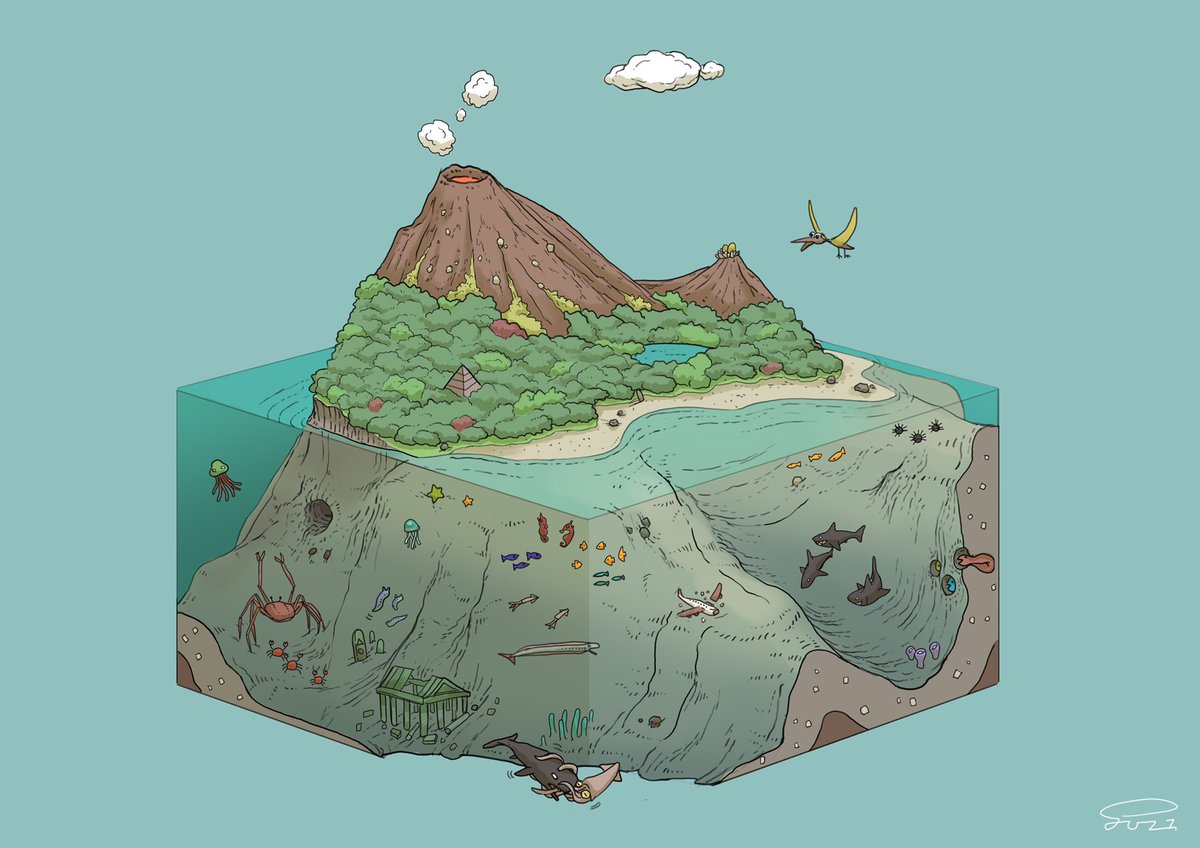「そこにいるもの
#gozzVignetteArt 」|gozz/ごず🏝のイラスト
