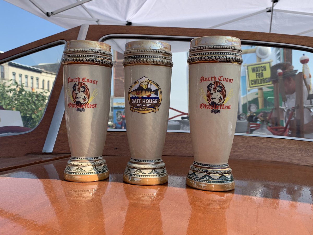 We’re open Sunday afternoon so you still have a chance to come down and get your 2019 North Coast Oktoberfest stein sponsored by <a href="/baithousebrew/">Bait House Brewery</a>!