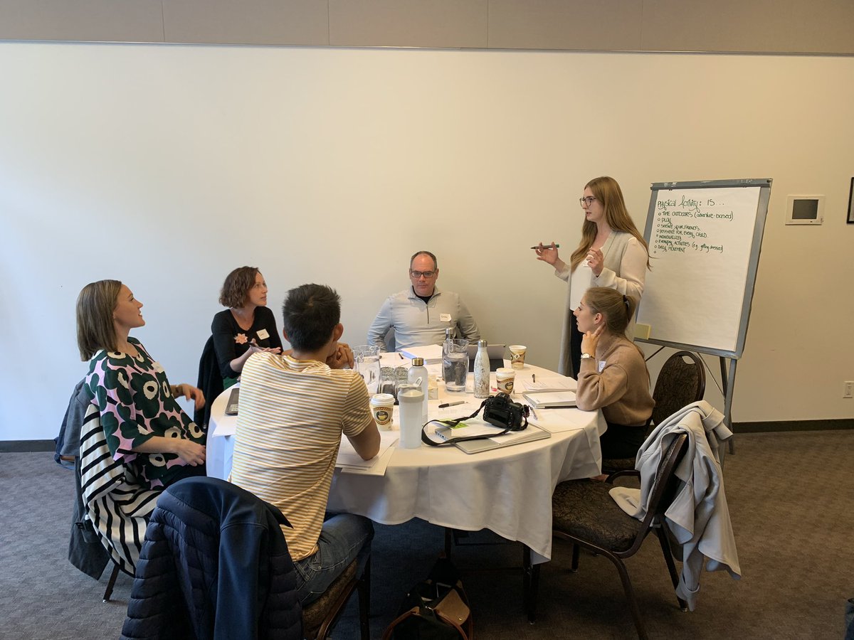 NCulosReed's tweet photo. The international paediatric oncology exercise core team is hard at work! #movementguidelines #exerciserecommendations #pediatriconcology @WellnessLabUofC @banffcentre https://t.co/QsmLl74cgR