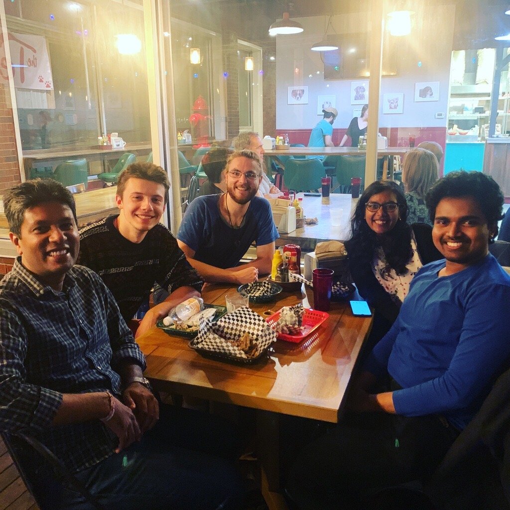themimlab's tweet photo. MIM Lab members after our first CHI madness session 😳 We submitted three papers! #chi2020 #sleepyheads @UMaine @themimlab https://t.co/NbImUDWZJp