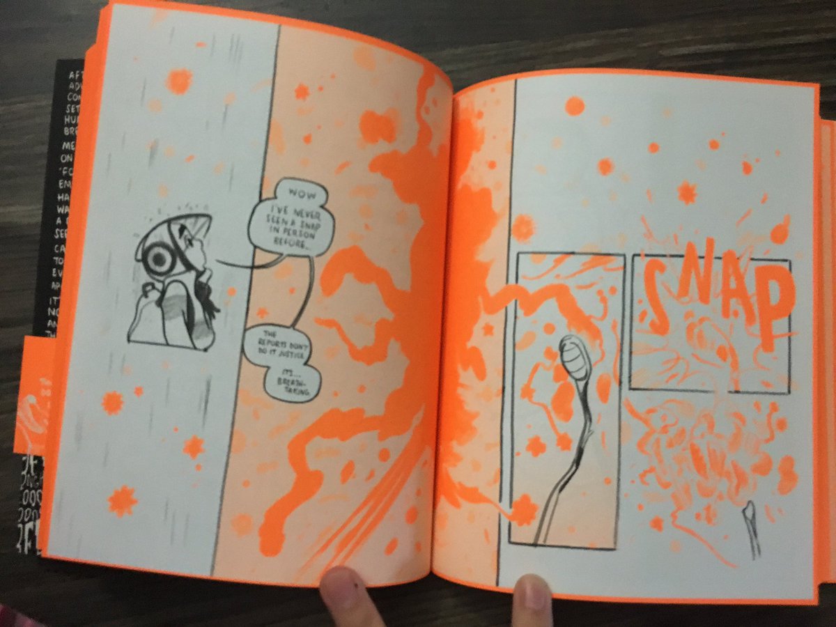 Plus there's some really cool books where the selected color itself is an active character, like here in Mar Julia's YLLW YLLW YLLW or a force of nature in Jeremy Sorese's CURVEBALL