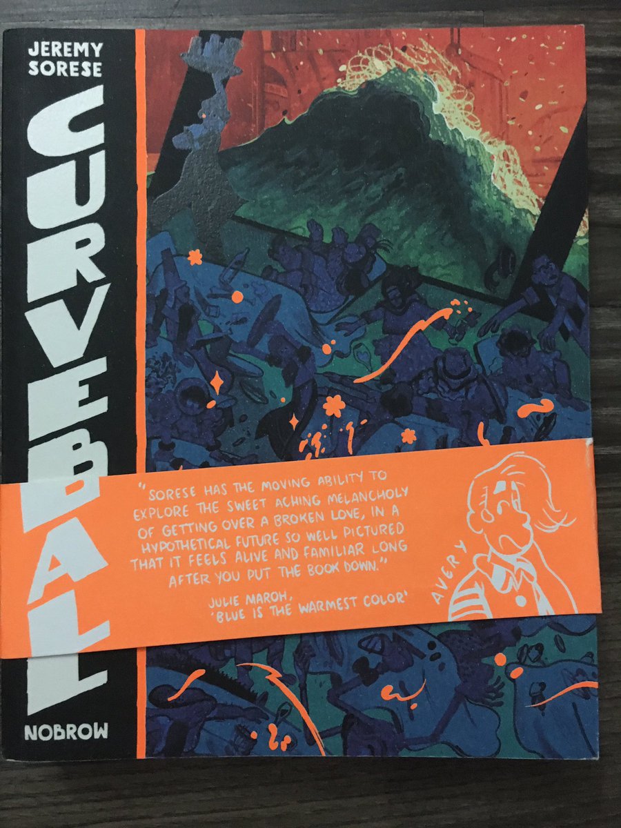 Plus there's some really cool books where the selected color itself is an active character, like here in Mar Julia's YLLW YLLW YLLW or a force of nature in Jeremy Sorese's CURVEBALL