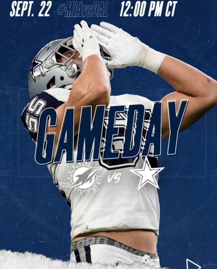 TBNationMedia's tweet photo. Game Day!!! #MIAvsDAL #CowboysNation #truebluenation https://t.co/VFRKkrjgWN